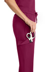 wine - Mid Rise Drawstring Straight Leg (View 2)