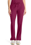 Wine - Healing Hands Quest Women Scrub Pants - Front View