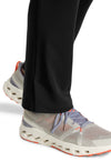 Black - Men's Zip Fly Drawstring Scrub Pants (View 4)
