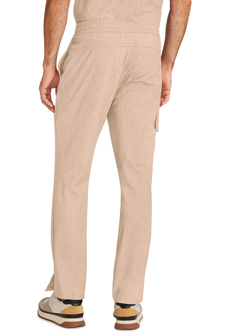 Desert Taupe - Healing Hands Quest Men Scrub Pants - Back View