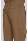 French Brown - Men's Zip Fly Drawstring Scrub Pants (View 3)