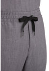 Heather Ash - Men's Zip Fly Drawstring Scrub Pants (View 3)