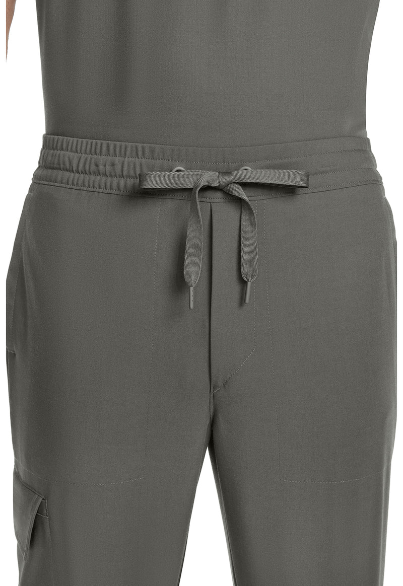 pewter - Men's Zip Fly Drawstring Pant (View 2)
