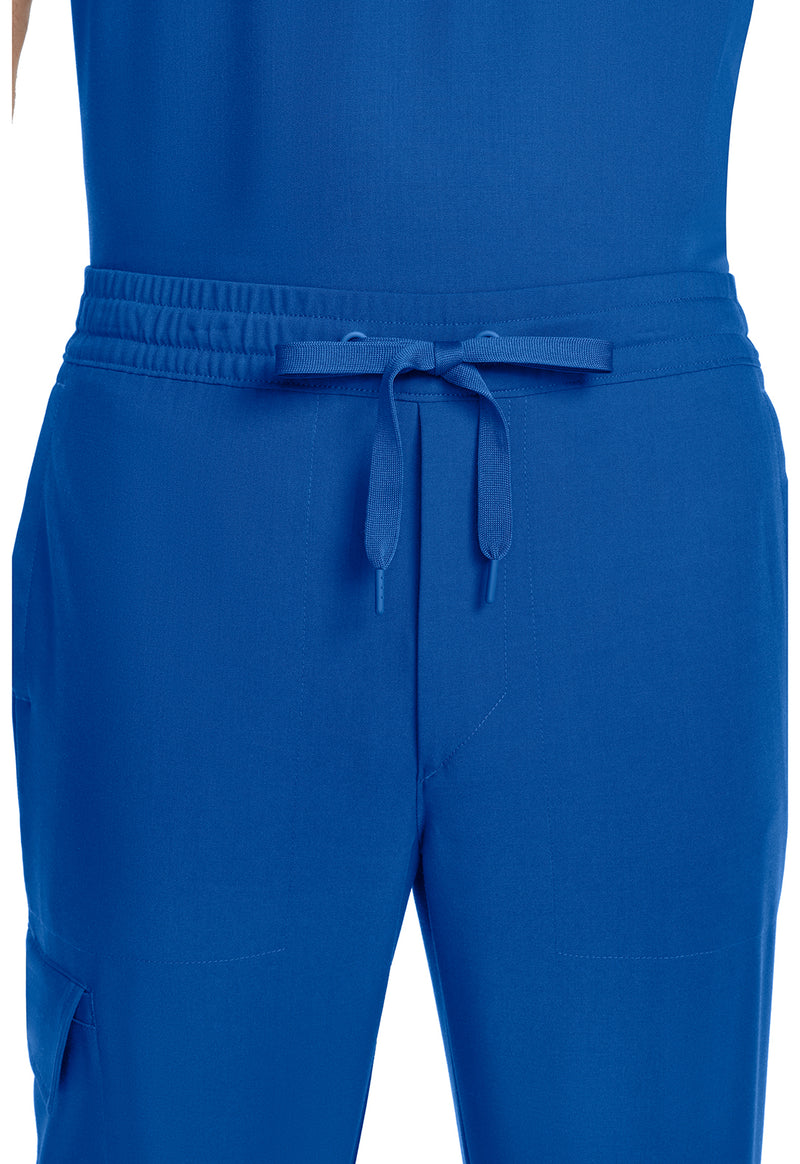 royal - Men's Zip Fly Drawstring Pant (View 2)