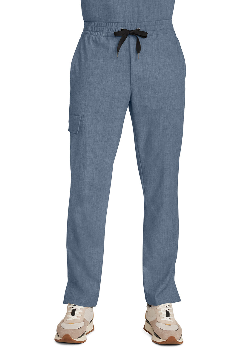 Twilight Blue - Healing Hands Quest Men Scrub Pants - Front View