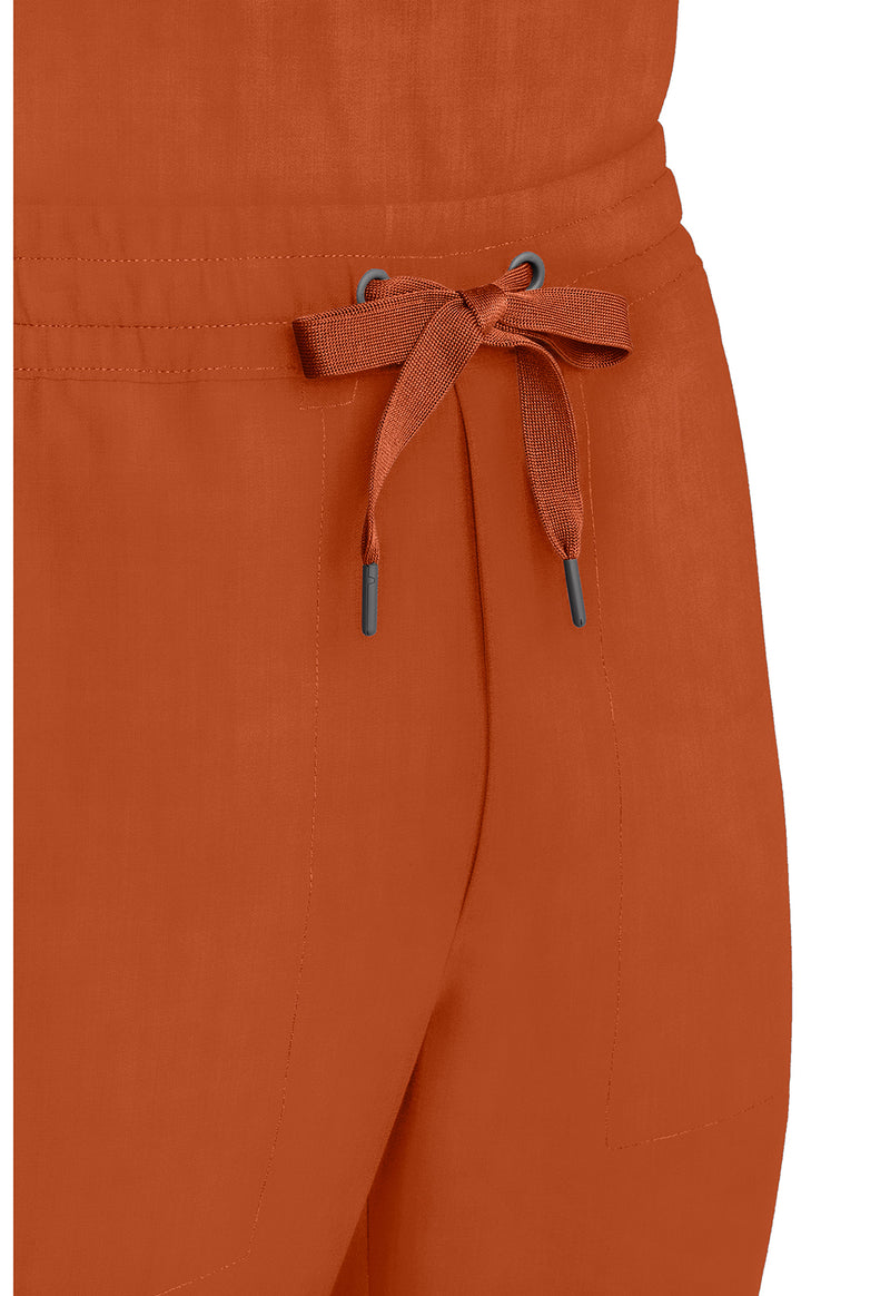 Warm Sunrise - Men's Zip Fly Drawstring Scrub Pants (View 2)