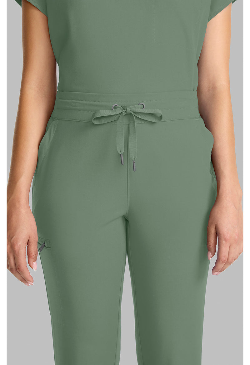 Acadia Green - Women's Mid Rise Jogger (View 4)