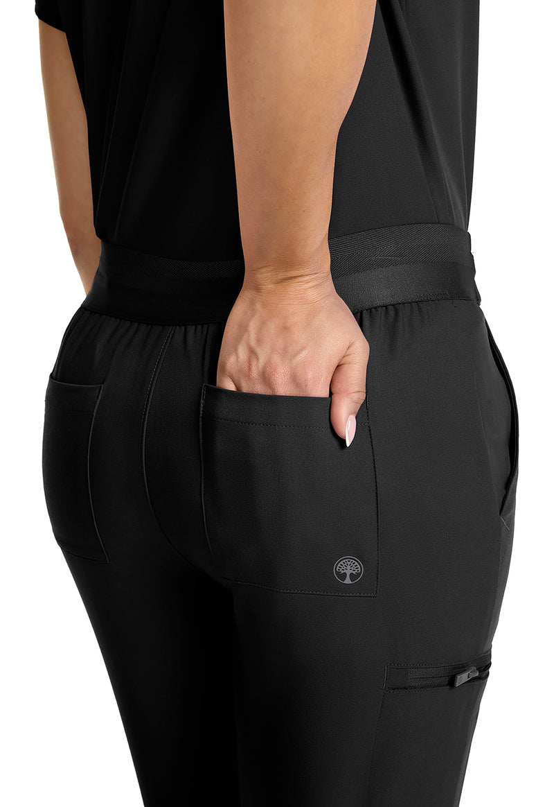 Black - Women's Mid Rise Jogger (View 2)