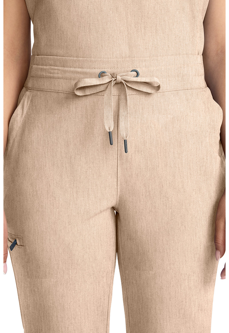 Desert Taupe - Women's Mid Rise Jogger (View 3)