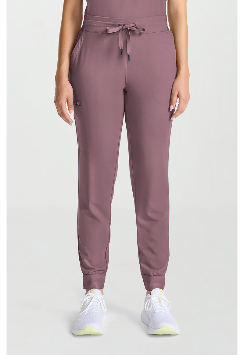 Elderberry - Healing Hands Quest Women Scrub Pants - Front View