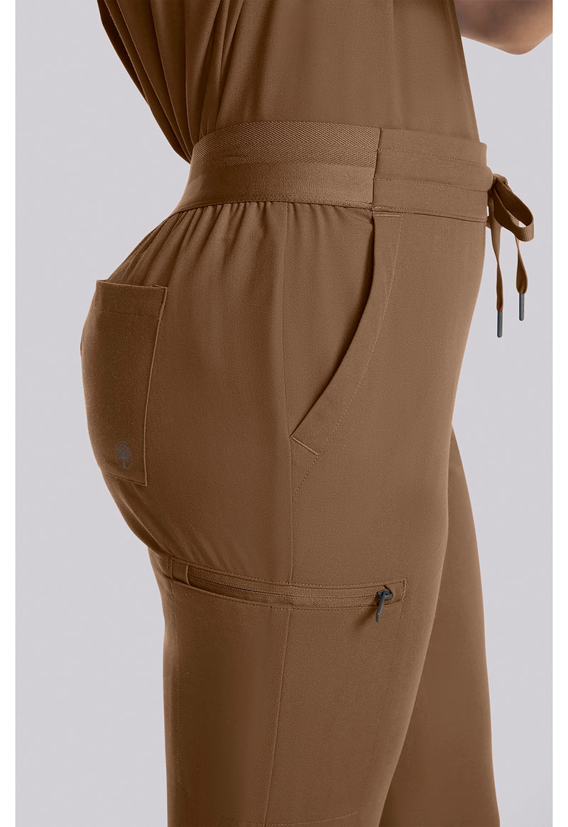 French Brown - Women's Mid Rise Jogger (View 2)