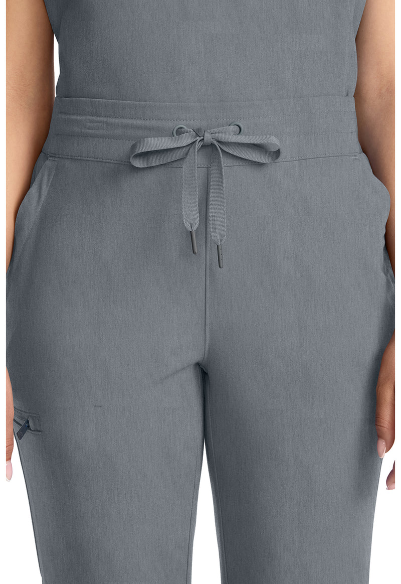 Heather Ash - Women's Mid Rise Jogger (View 3)