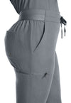 Heather Ash - Women's Mid Rise Jogger (View 4)