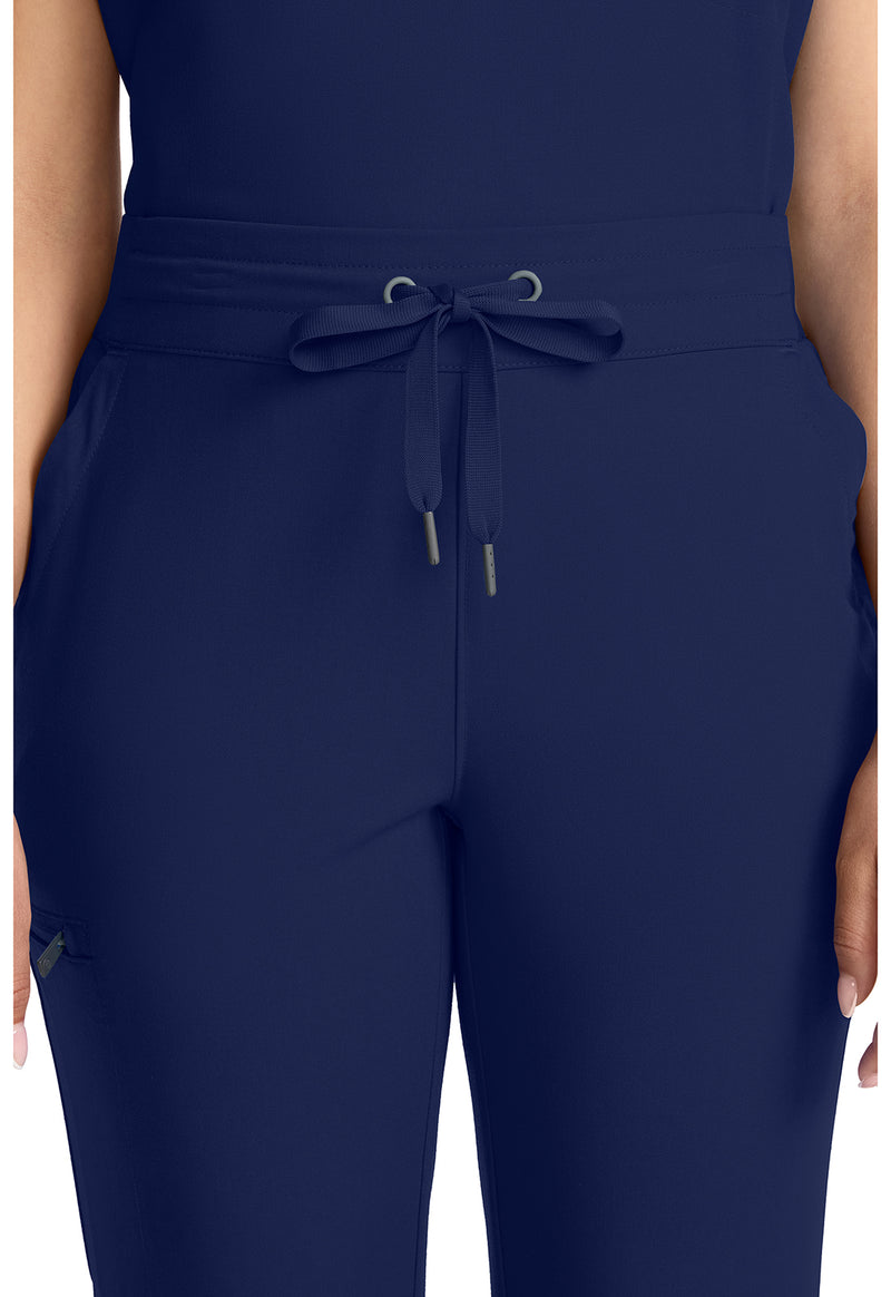 Navy - Women's Mid Rise Jogger (View 3)