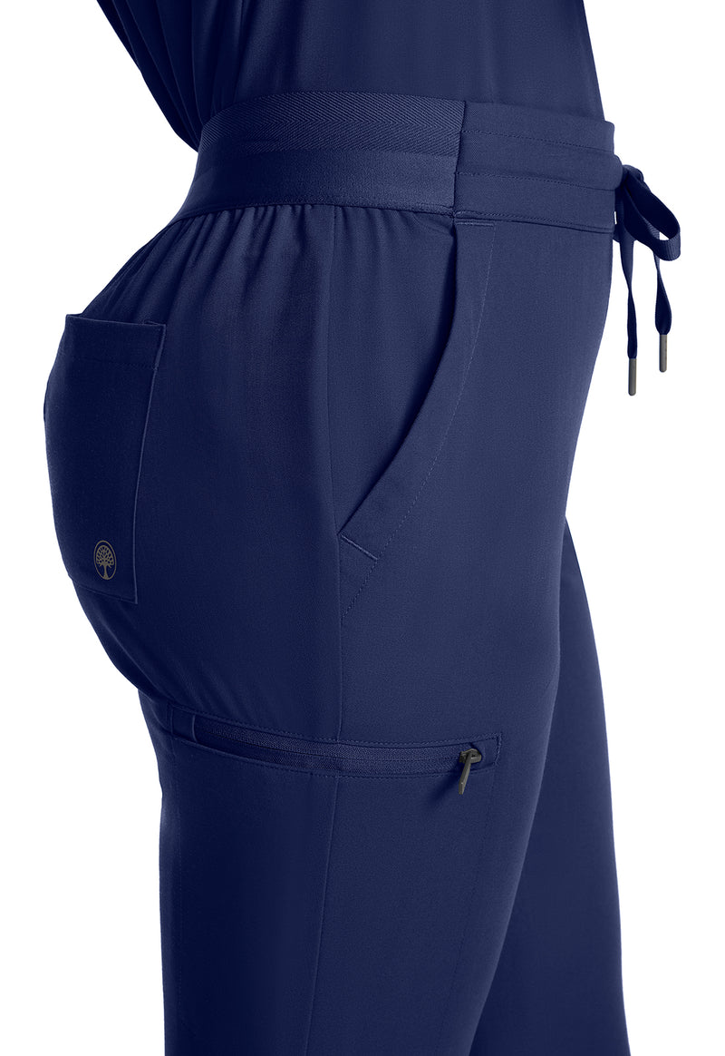 Navy - Women's Mid Rise Jogger (View 4)