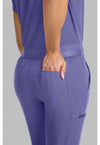 Persian Violet - Women's Mid Rise Jogger (View 4)