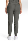 Pewter - Healing Hands Quest Women Scrub Pants - Back View