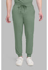 Acadia Green - Healing Hands Quest Men Scrub Pants - Front View
