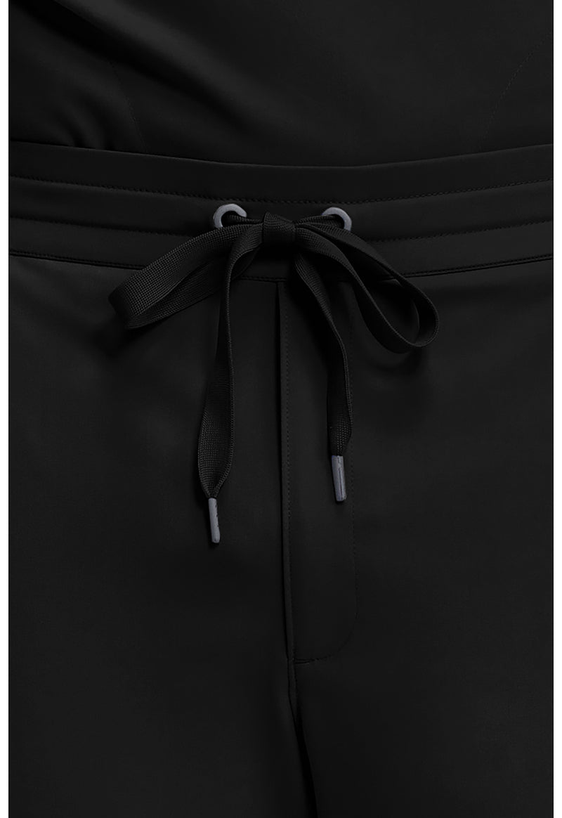 Black - Men's 5-Pocket Jogger Scrub Pants (View 2)