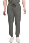 Pewter - Healing Hands Quest Men Scrub Pants - Front View