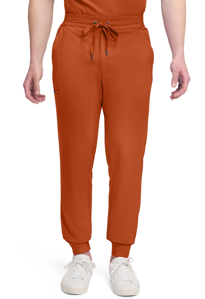 Warm Sunrise - Healing Hands Quest Men Scrub Pants - Front View