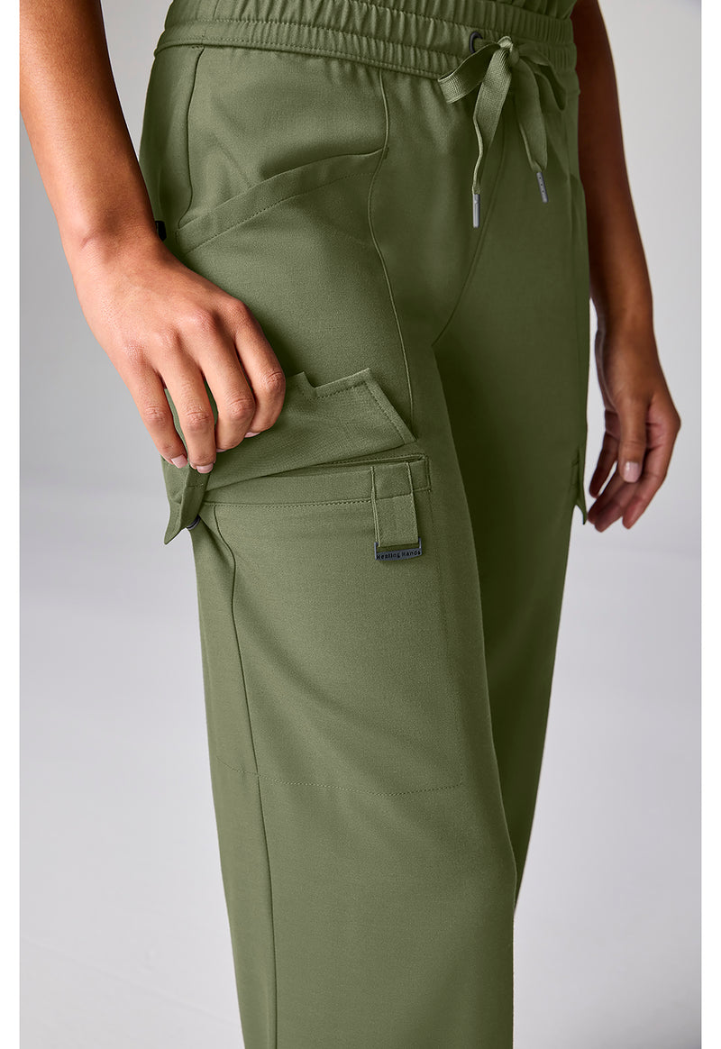 Olive - Drawstring Pants – Regular (View 3)