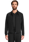 BLACK - Men's Zip Front Jacket