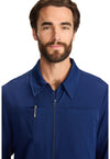 Navy - Men's Zip Front Jacket (View 2)