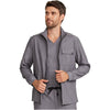 heather ash - Men's Zip Front Utility Jacket