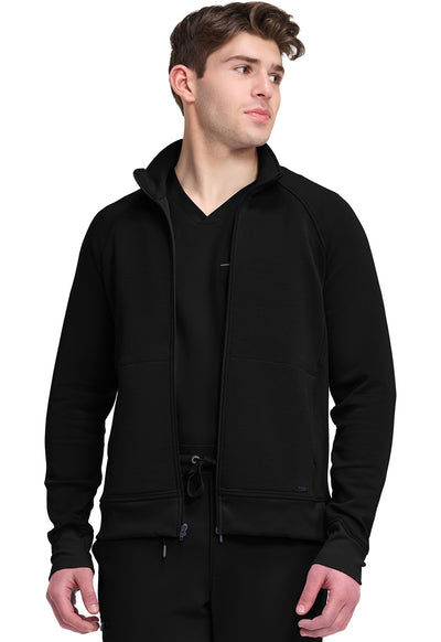 Men's Zip Front Knit Jacket