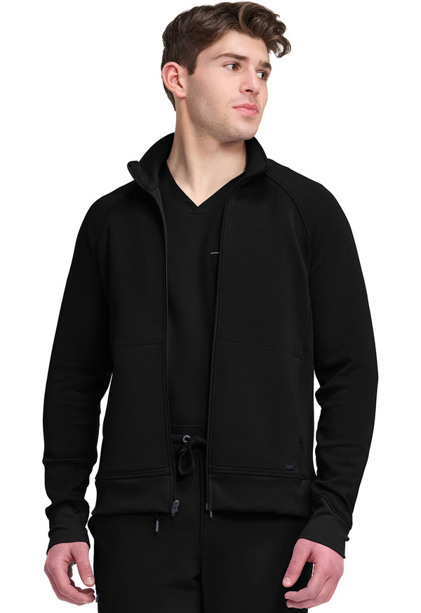 Men's Zip Front Knit Jacket