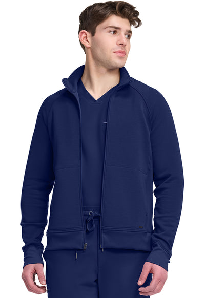 Men's Zip Front Knit Jacket