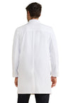 white - Lawrence Men's 37" Lab Coat (Back)