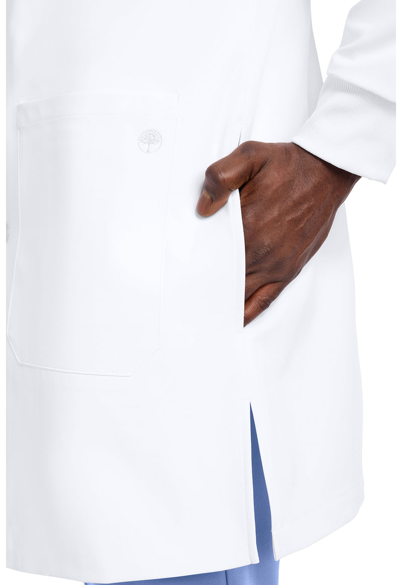 white - Men's 6-Pocket Dental Lab Coat (View 3)