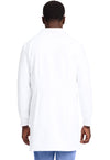 white - Men's 6-Pocket Dental Lab Coat (Back)