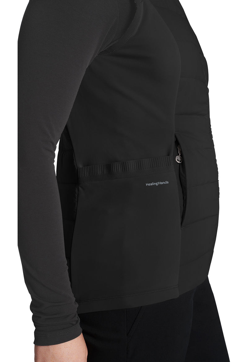 black - Khloe Quilted Vest (View 2)