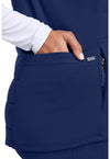 navy - Khloe Quilted Vest (View 2)