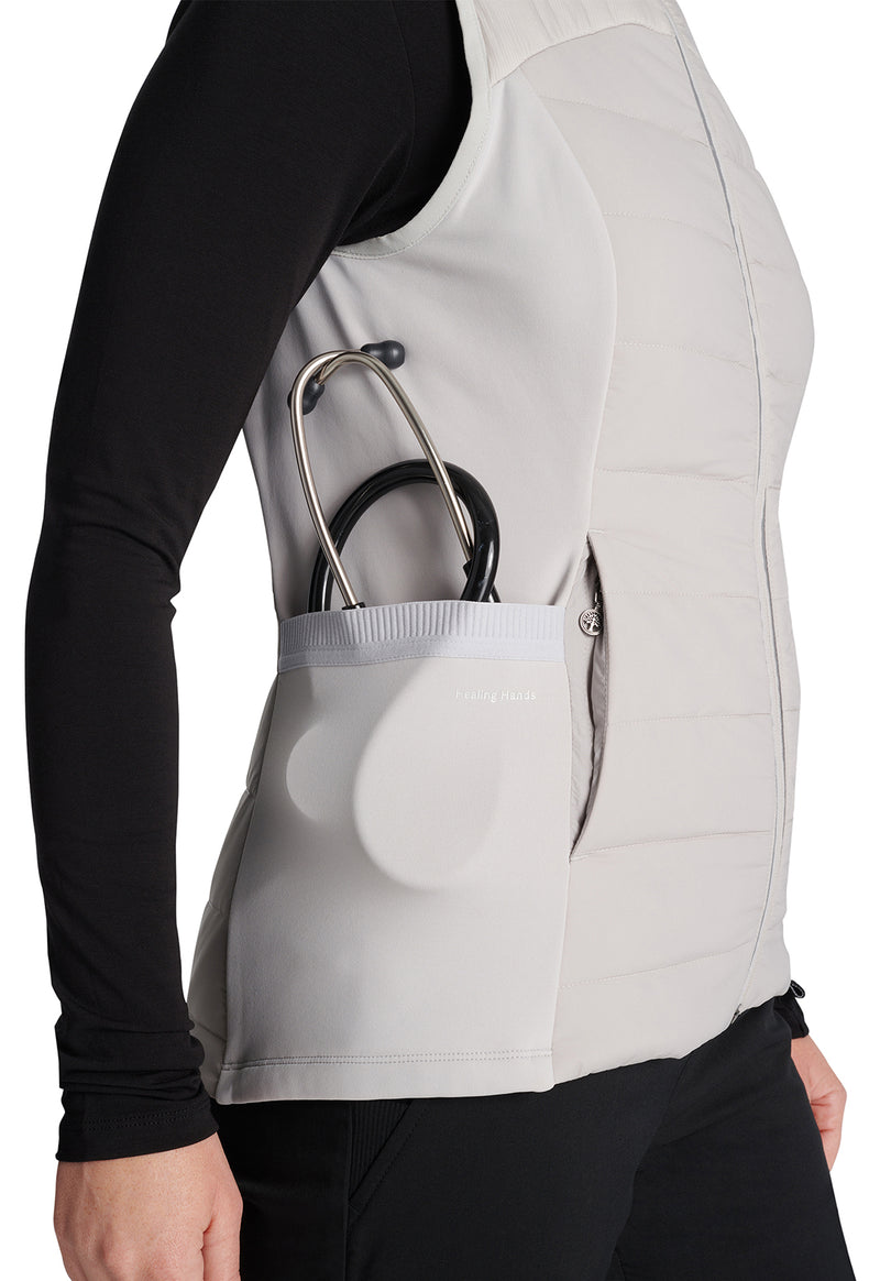silver - Khloe Quilted Vest (View 4)