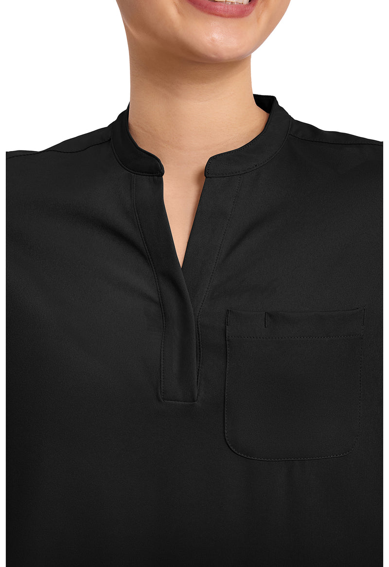 BLACK - Women's Macy Scrub Top (View 2)