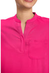 Carnation Pink - Women's Macy Scrub Top (View 2)