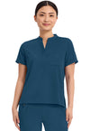 Caribbean - Healing Hands Works Women Scrub Top - Front View
