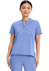 CEIL - Healing Hands Works Women Scrub Top - Front View