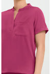 Cherry Wine - Women's Macy Scrub Top (View 4)