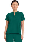 Hunter - Healing Hands Works Women Scrub Top - Front View