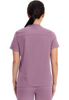 Meta Mauve - Healing Hands Works Women Scrub Top - Back View