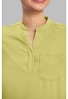 Retro Lime - Women's Macy Scrub Top (View 2)