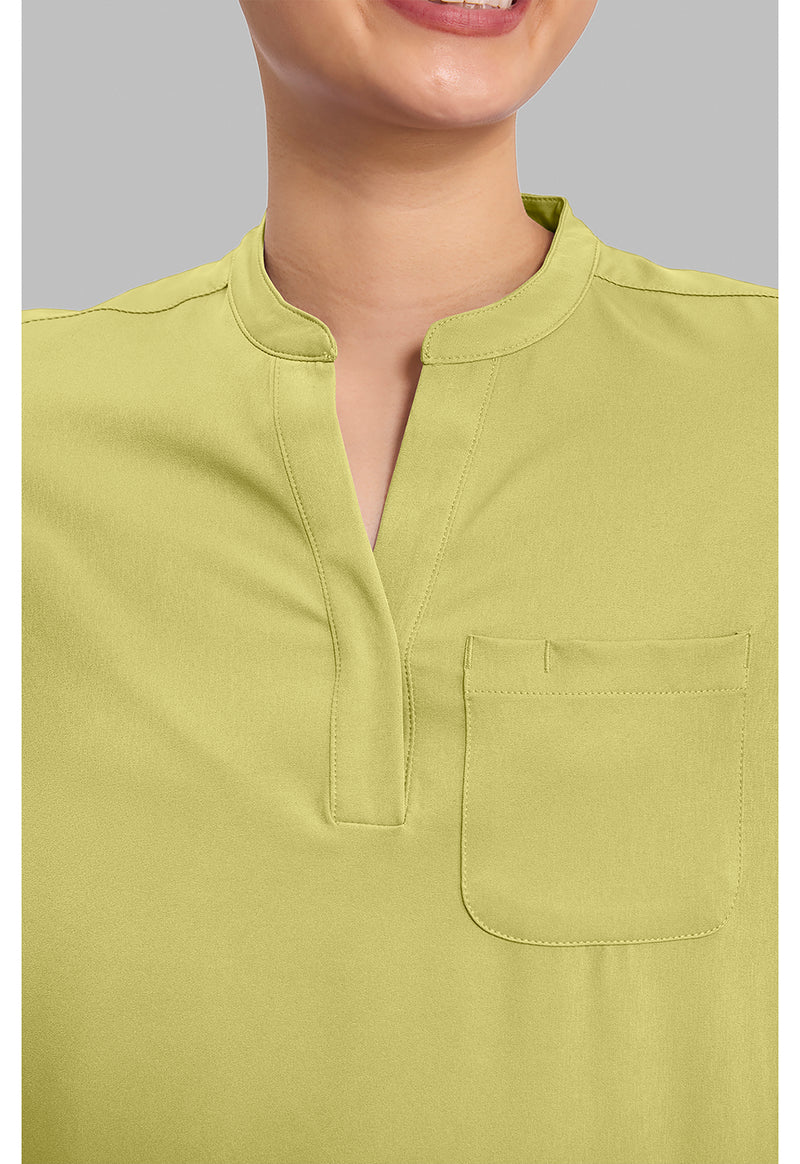 Retro Lime - Women's Macy Scrub Top (View 2)