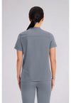Trade Winds - Healing Hands Works Women Scrub Top - Back View