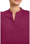 Wine - Women's Macy Scrub Top (View 2)