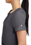 Pewter - Women's Crew Neck Scrub Top (View 3)